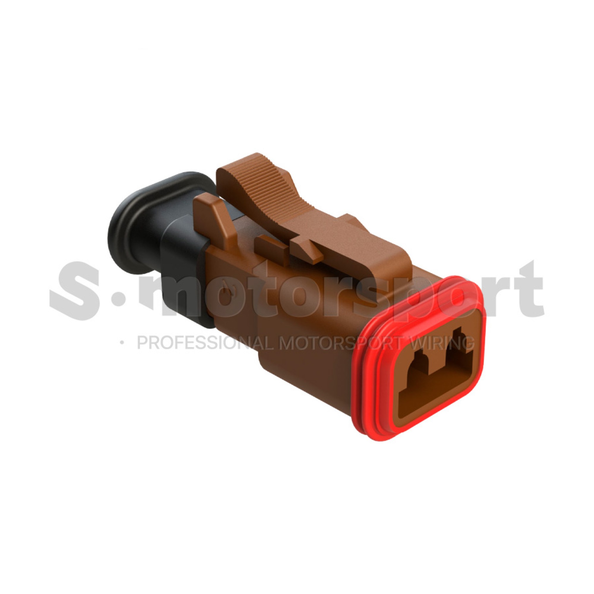 2-х контактный разъем Amphenol Sine Systems AT06-2S-SR01BRN