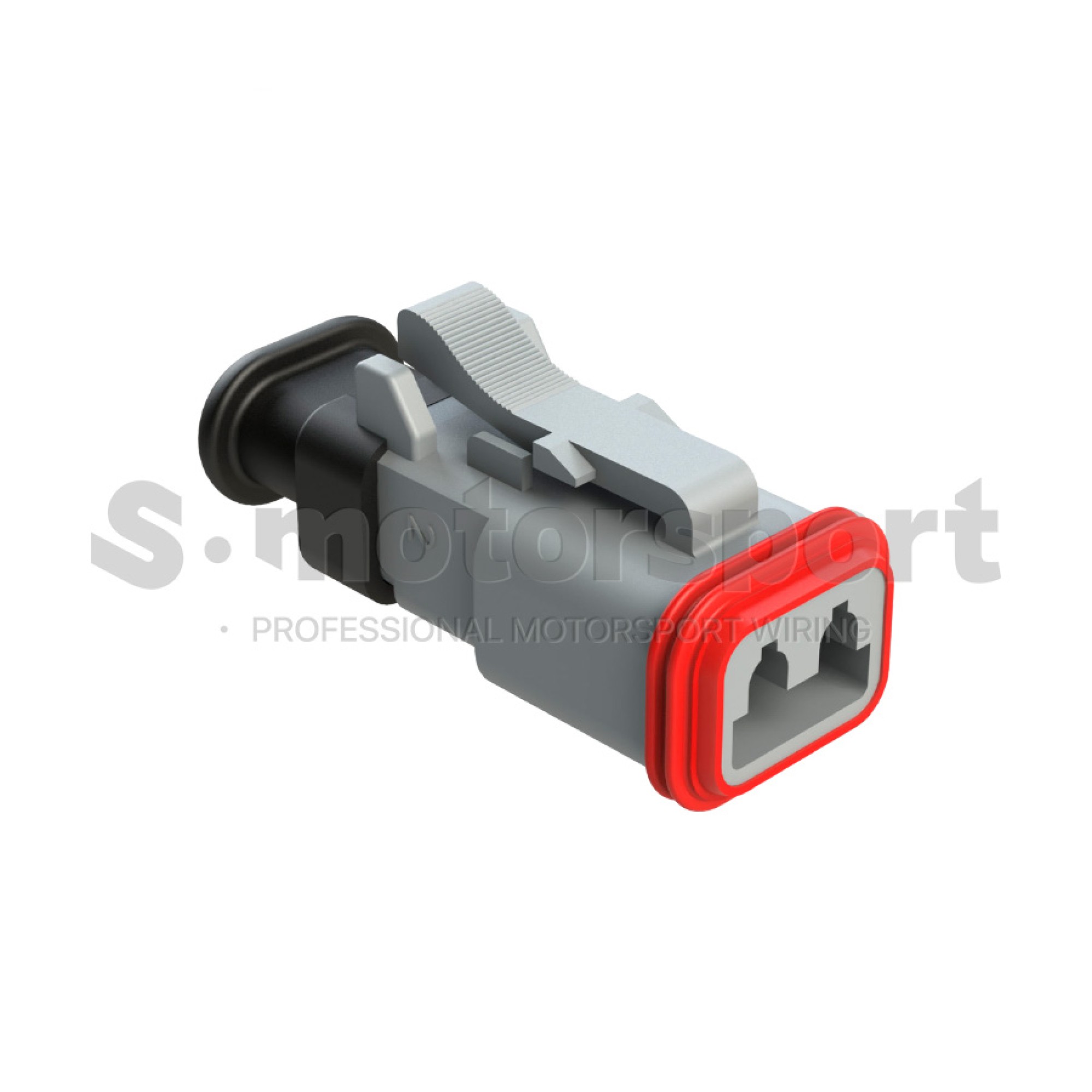 2-х контактный разъем Amphenol Sine Systems AT06-2S-SR01GRY