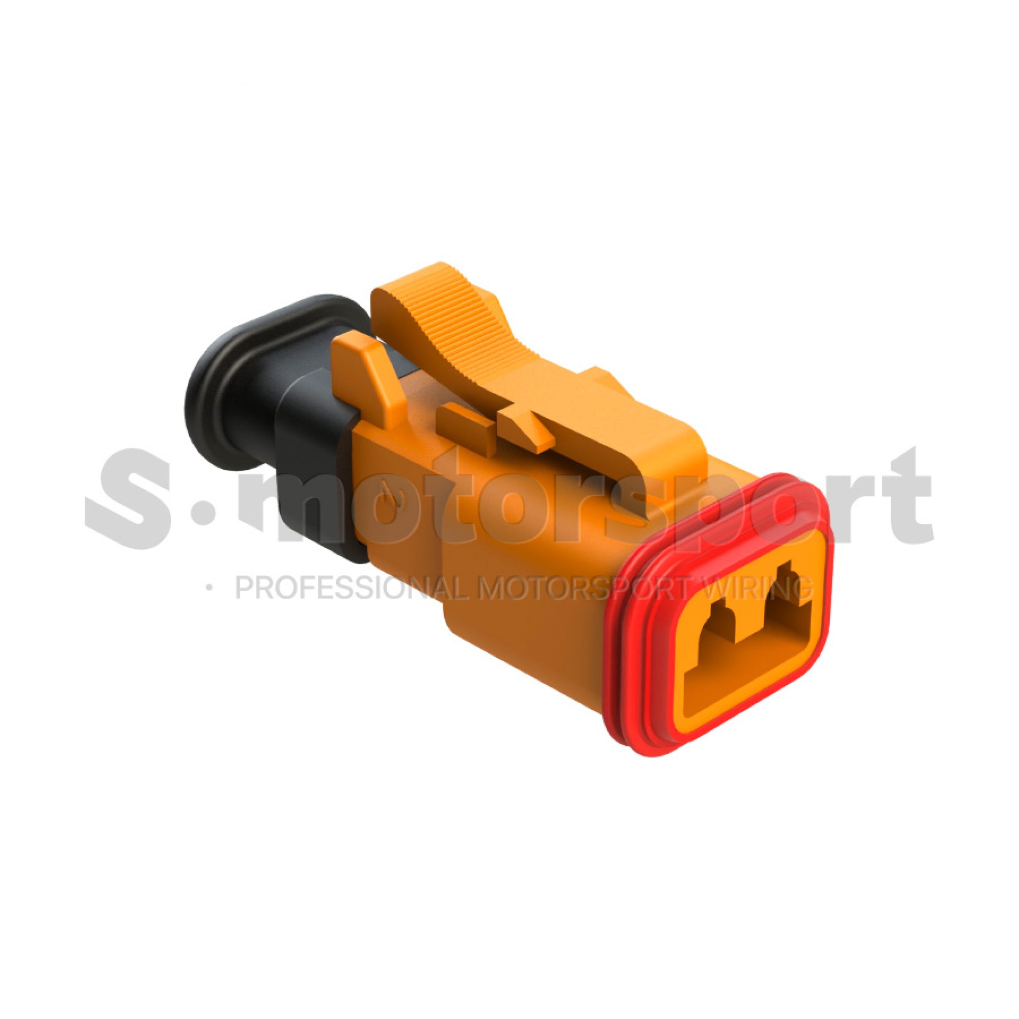 2-х контактный разъем Amphenol Sine Systems AT06-2S-SR01ORG