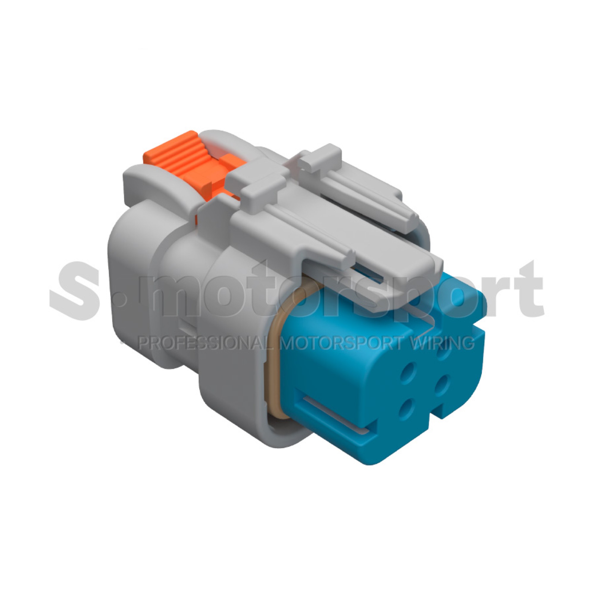 4-х контактный разъем TE AMP | AMPSEAL 16 Series | 2320934-2 / AS16-HT-06-04SB-E | Socket