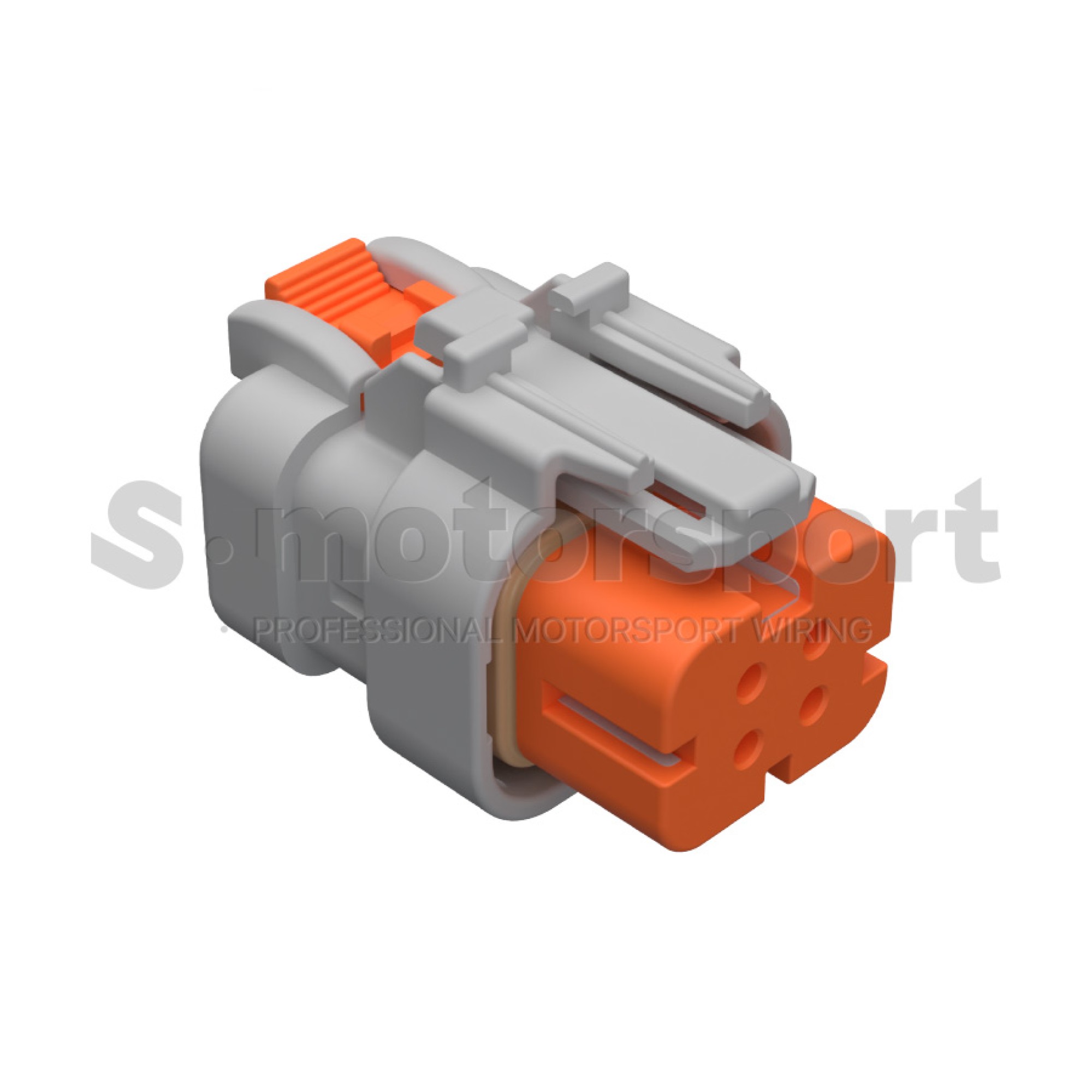 4-х контактный разъем TE AMP | AMPSEAL 16 Series | 2320934-4 / AS16-HT-06-04SD-E | Socket