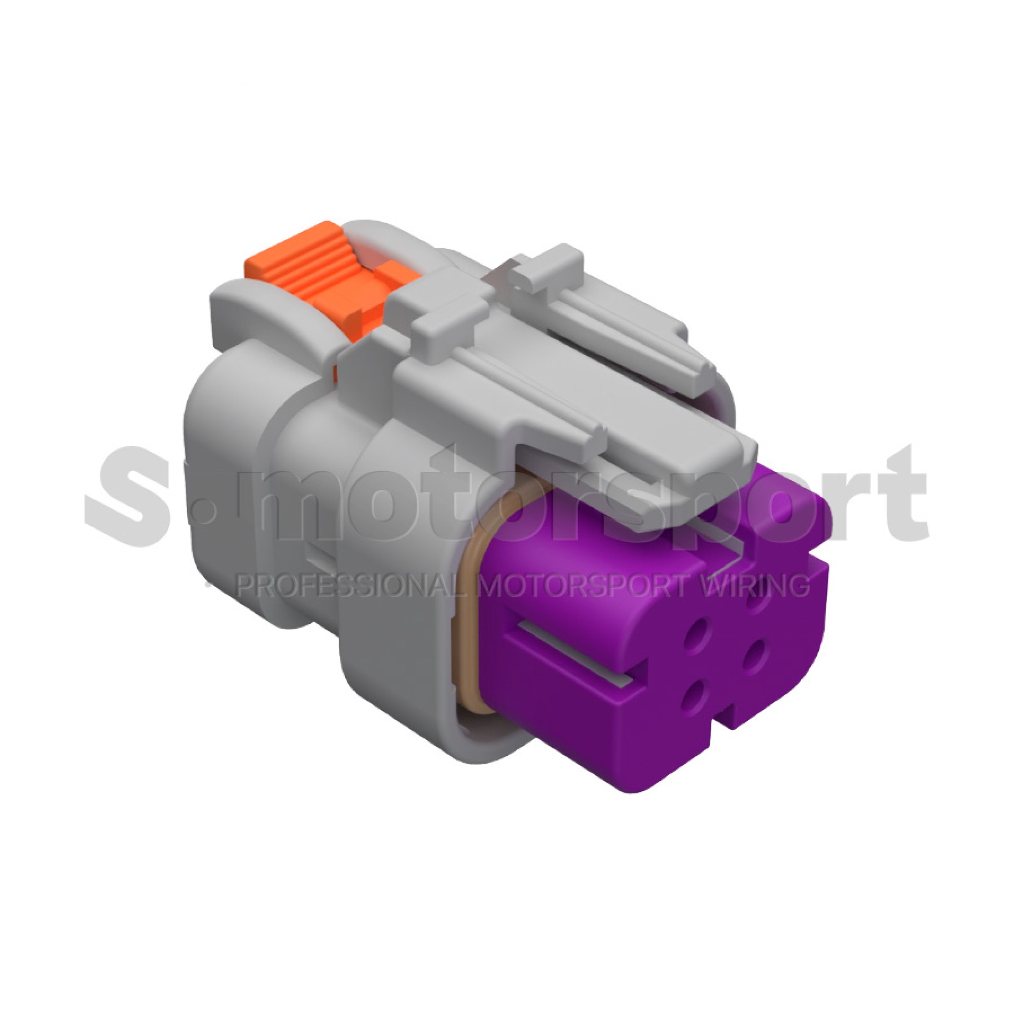 4-х контактный разъем TE AMP | AMPSEAL 16 Series | 2320922-3 / AS16-HT-06-04SC-N | Socket