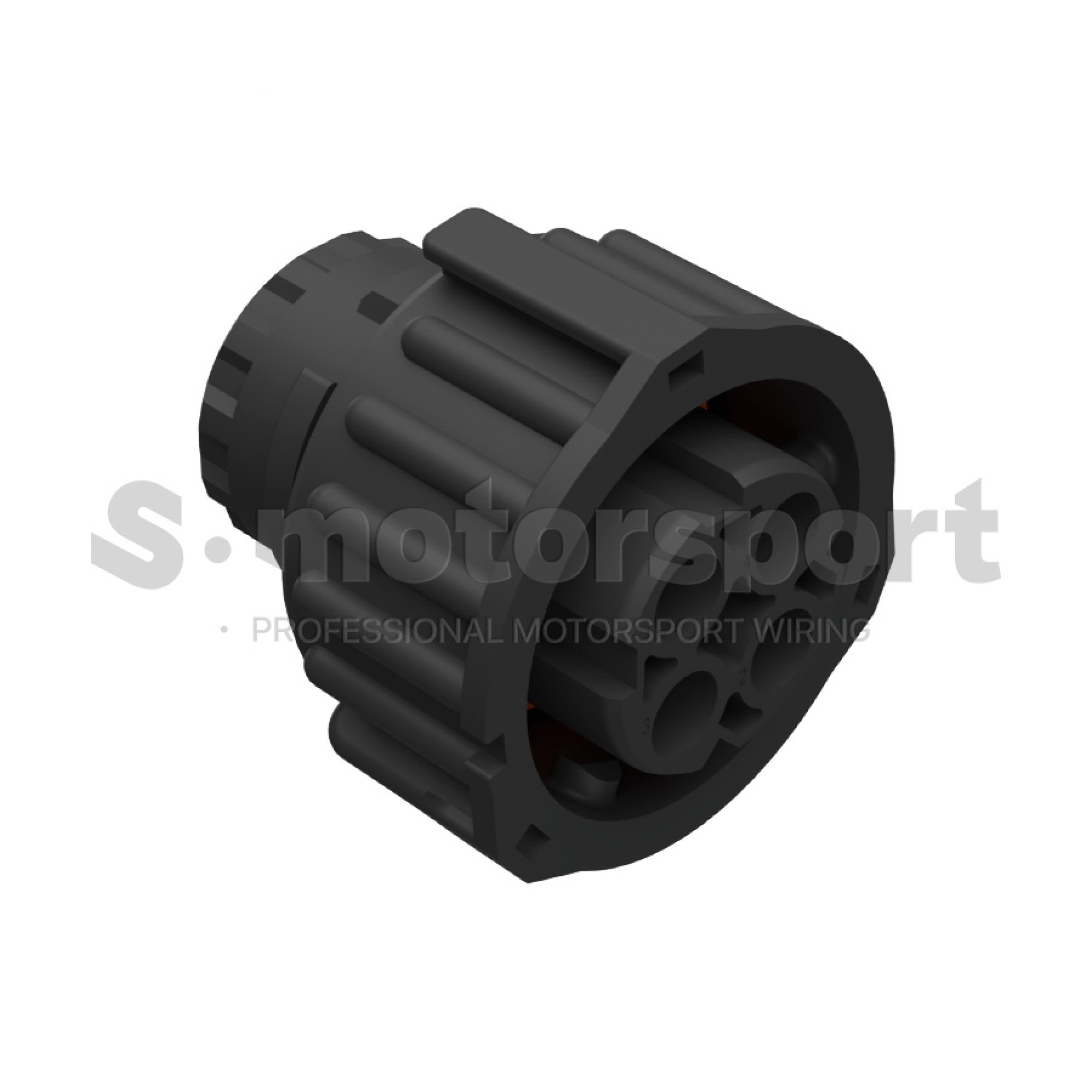 4-х контактный разъем TE AMP | Circular DIN Series | 1-967325-1 | Socket