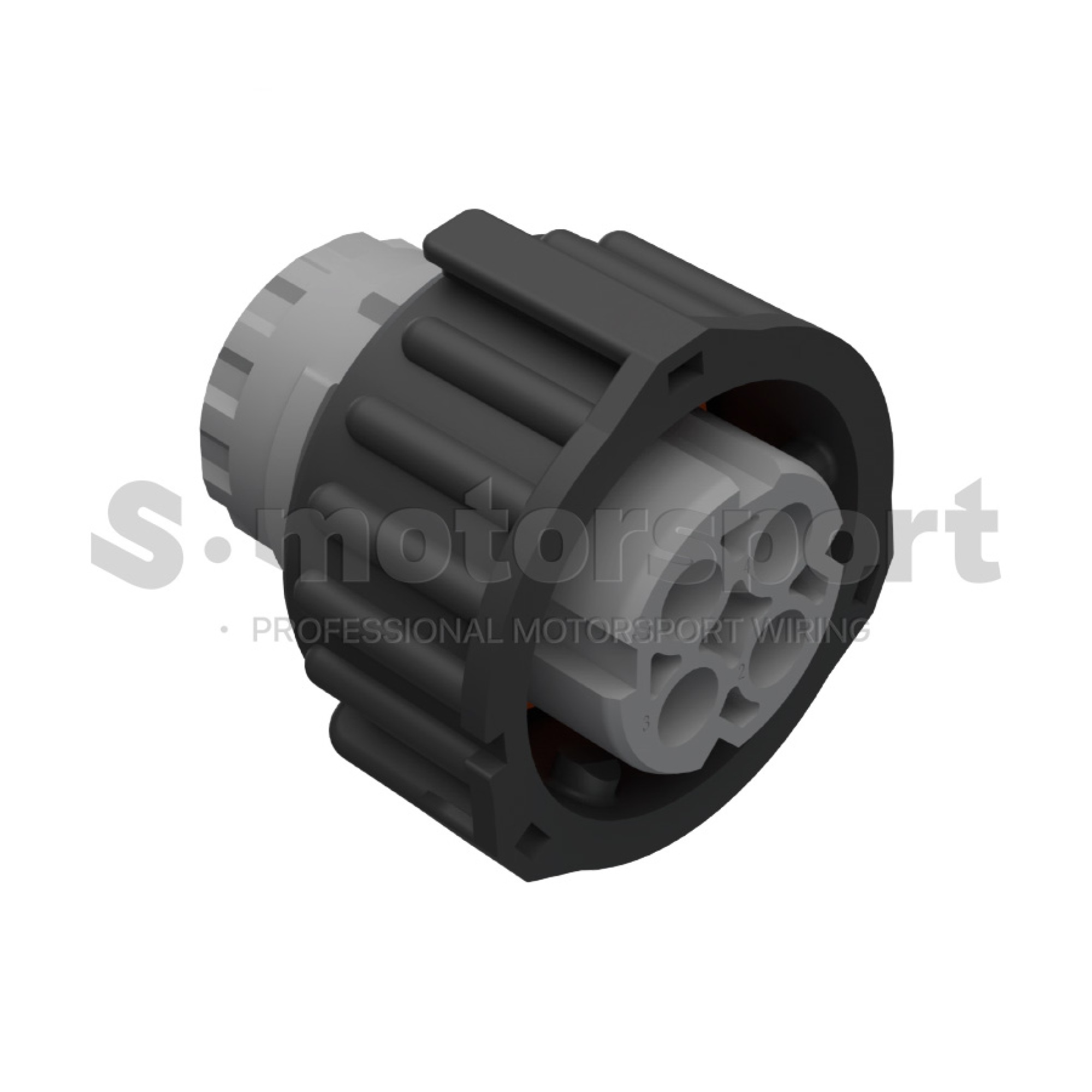 4-х контактный разъем TE AMP | Circular DIN Series | 2-967325-1 | Socket