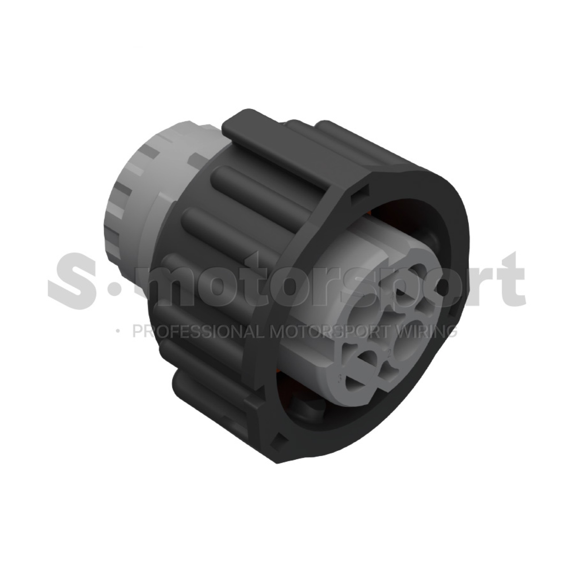 2-х контактный разъем TE AMP | Circular DIN Series | 2-967325-3 | Socket