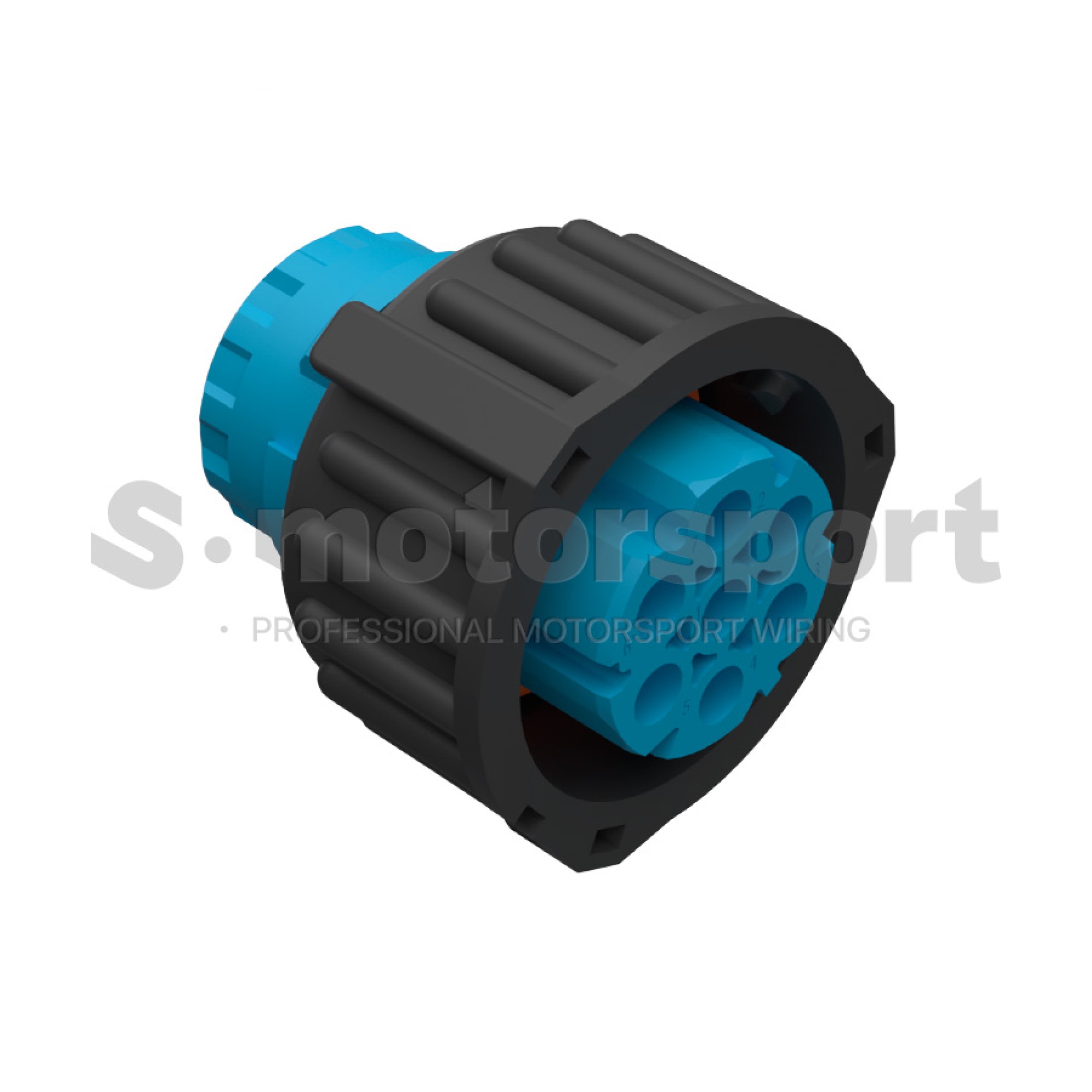 7-ми контактный разъем TE AMP | Circular DIN Series | 1-967650-1 | Socket