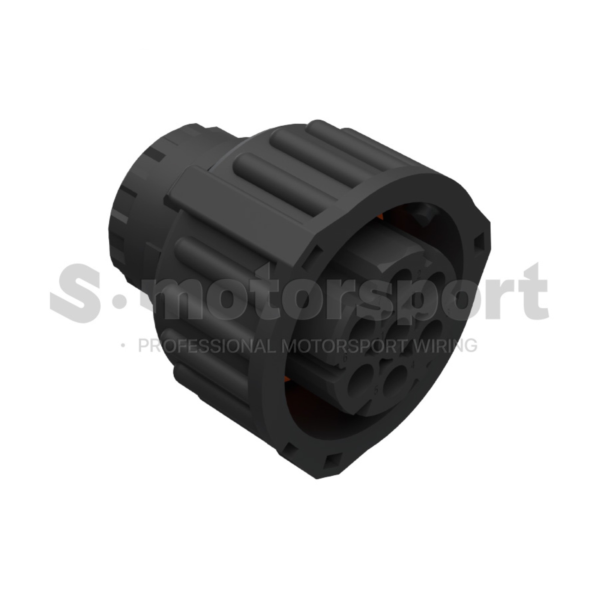 7-ми контактный разъем TE AMP | Circular DIN Series | 967650-1 | Socket